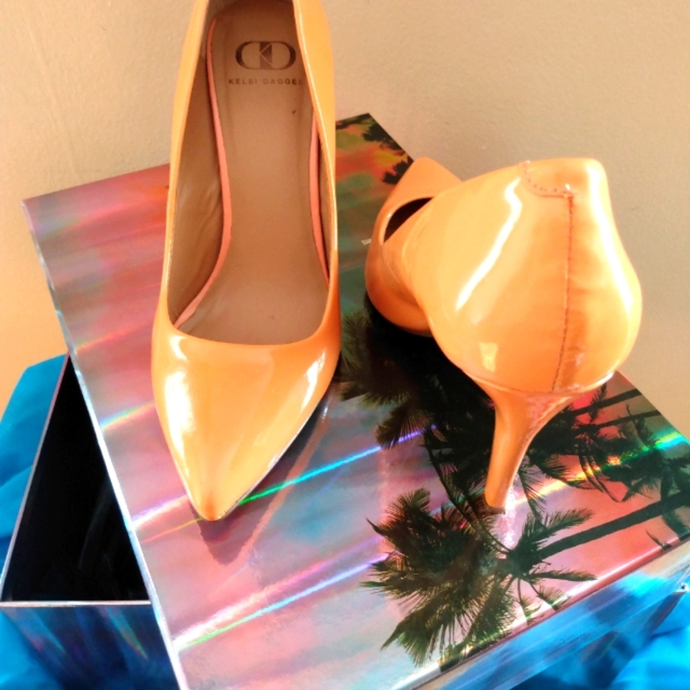 Peach Kelsi Dagger Heels